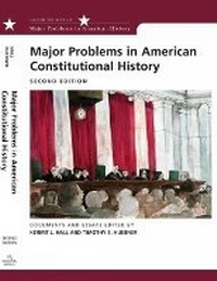 Enlarge image Cover: Major Problems in American Constitutional History - Wadsworth Publishing Co Inc