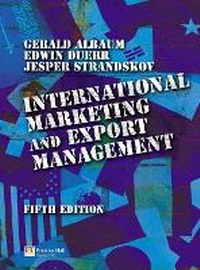 Enlarge image Cover: International Marketing and Export Management - Prentice Hall