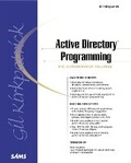 Cover: Active Directory Programming - Sams Publishing