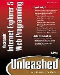 Abbildung von: Internet Explorer 5 Web Programming Unleashed - Sams Publishing