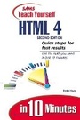 Cover: Sams Teach Yourself HTML 4 in 10 Minutes - Sams Publishing