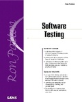 Cover: Software Testing - Sams Publishing