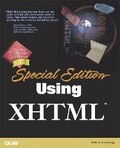 Cover: Special Edition Using XHTML - Que Corporation,U.S.