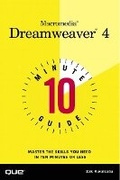 Cover: 10 Minute Guide to Macromedia Dreamweaver 4 - Que Corporation,U.S.
