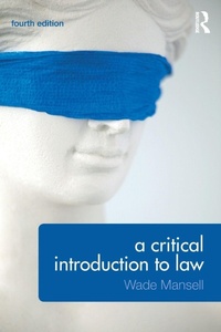 Enlarge image Cover: A Critical Introduction to Law - Routledge