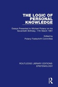 Cover: The Logic of Personal Knowledge - Routledge
