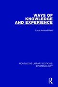 Cover: Ways of Knowledge and Experience - Routledge