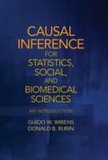 Cover: Causal Inference for Statistics, Social, and Biomedical Sciences - Cambridge University Press