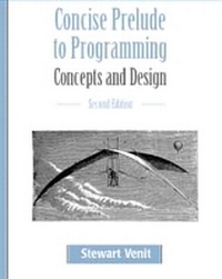 Enlarge image Cover: Concise Prelude to Programming - Addison Wesley