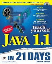 Enlarge image Cover: Sams Teach Yourself Java 1.1 in 21 Days, 2E - Sams Publishing