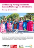 Cover: Civil Society Participation in the Sustainable Energy for All Initiative - Practical Action Publishing