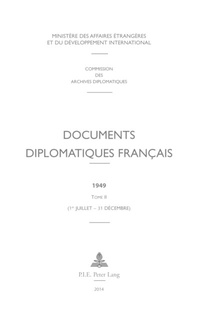 Abbildung von: Documents diplomatiques français - Peter Lang Verlag