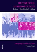 Cover: Historische Anthropologie - B&ouml;hlau
