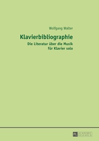 Abbildung von: Klavierbibliographie - Peter Lang Verlag