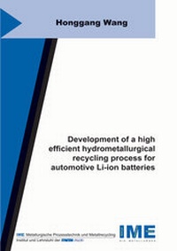 Enlarge image Cover: Development of a high efficient hydrometallurgical recycling process for automotive Li-ion batteries - Shaker