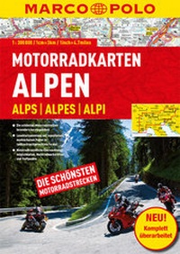 Abbildung von: MARCO POLO Motorrad-Karten Alpen 1:300 000 - MAIRDUMONT