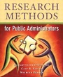 Cover: Research Methods for Public Administrators - Routledge
