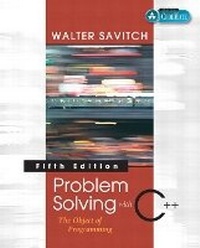 Enlarge image Cover: Problem Solving with C++ - Pearson