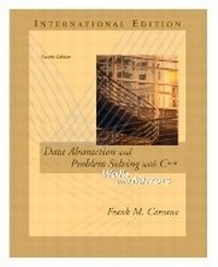 Enlarge image Cover: Data Abstraction and Problem Solving with C++ - Pearson