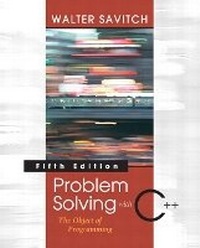 Enlarge image Cover: Problem Solving with C++ - Pearson