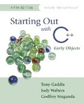 Cover: Starting Out with C++ - Pearson