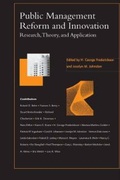 Cover: Public Management Reform and Innovation - University of Alabama Press