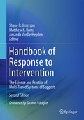 Cover: Handbook of Response to Intervention - Springer