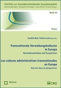 Cover: Transnationale Verwaltungskulturen in Europa - Dike Verlag Z&uuml;rich