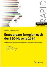 Abbildung von: Erneuerbare Energien nach der EEG-Novelle 2014 - NWB