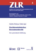 Cover: Liechtensteinisches Investmentrecht - Facultas