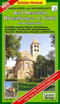 Abbildung von: Radwander- und Wanderkarte Bad Hersfeld, Rotenburg a. d. Fulda und Umgebung - Barthel, A