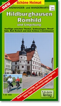 Abbildung von: Radwander- und Wanderkarte Hildburghausen, Römhild und Umgebung - Barthel, A