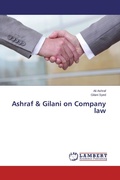Cover: Ashraf & Gilani on Company law - LAP Lambert Academic Publishing