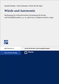 Cover: W&uuml;rde und Autonomie - Franz Steiner Verlag