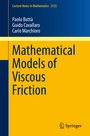 Cover: Mathematical Models of Viscous Friction - Springer