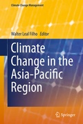 Cover: Climate Change in the Asia-Pacific Region - Springer