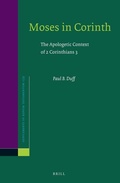 Cover: Moses in Corinth - Brill