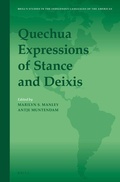 Cover: Quechua Expressions of Stance and Deixis - Brill