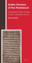 Cover: Arabic Versions of the Pentateuch - Brill