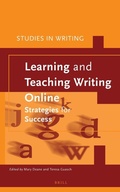 Cover: Learning and Teaching Writing Online - Brill