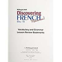 Abbildung von: Lesson Review Bookmarks Deuxieme Partie Level 1b - McDougal Littel