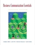 Cover: Business Communication Essentials, First Canadian Edition - Prentice-Hall (Canada)