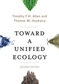 Cover: Toward a Unified Ecology - Columbia University Press