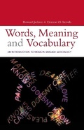 Cover: Words, Meaning and Vocabulary - Continuum International Publishing Group Ltd.