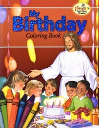 Enlarge image Cover: My Birthday Coloring Book - Catholic Book Publishing Co