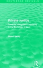Cover: Private Justice - Routledge