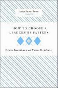 Enlarge image Cover: How to Choose a Leadership Pattern - Harvard Business Review Press