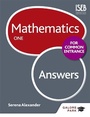 Cover: Mathematics for Common Entrance One Answers - Galore Park Publishing Ltd