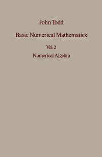 Enlarge image Cover: Numerical Algebra - Academic Press