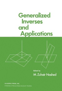 Enlarge image Cover: Generalized Inverses and Applications - Academic Press